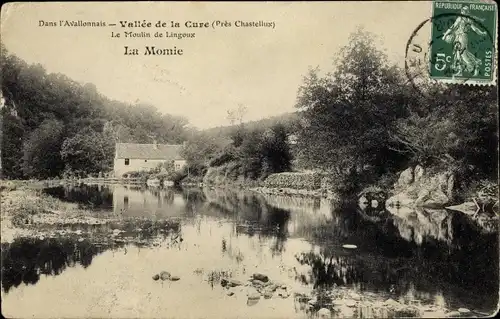 Ak Chastellux sur Cure Yonne, Vallee de la Cure, La Momie, Le Moulin de Lingoux