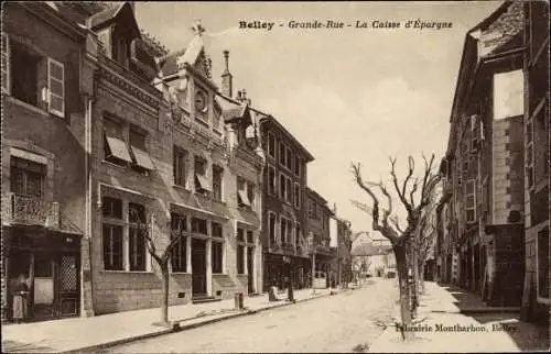 Ak Belley Ain, Grande Rue, La Caisse d'Epargne