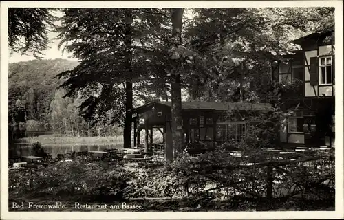 Ak Bad Freienwalde an der Oder, Restaurant am Baasee