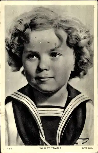 Ak Schauspielerin Shirley Temple, Portrait