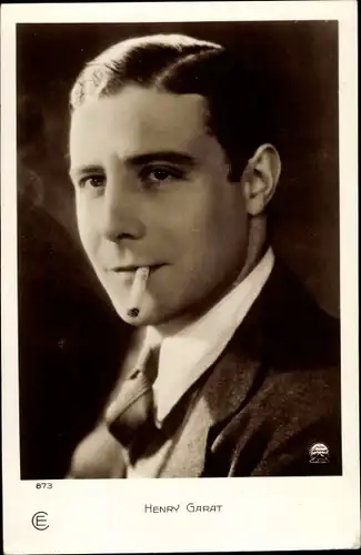 Ak Schauspieler Henry Garat, Portrait, Zigarette rauchend