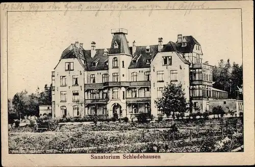 Ak Schledehausen Bissendorf in Niedersachsen, Blick auf das Sanatorium