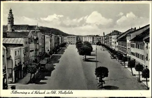 Ak Tittmoning in Oberbayern, Blick auf den Stadtplatz