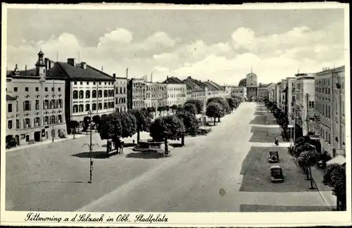 Ak Tittmoning in Oberbayern, Blick auf den Stadtplatz