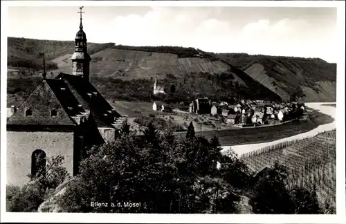 Ak Ellenz Poltersdorf an der Mosel, Panorama