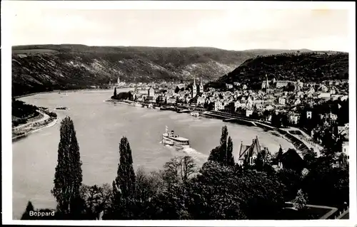Ak Boppard am Rhein, Panorama