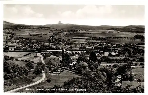 Ak Niedernhausen im Taunus Hessen, Panorama, Feldberg