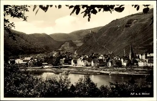 Ak Alf an der Mosel, Panorama