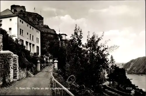 Ak Sankt Goar am Rhein, Jugendherberge
