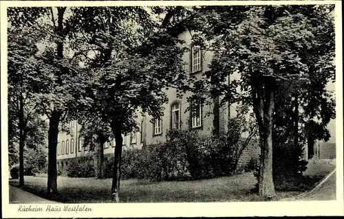 Ak Weilmünster im Taunus Hessen, Kurheim Haus Westfalen