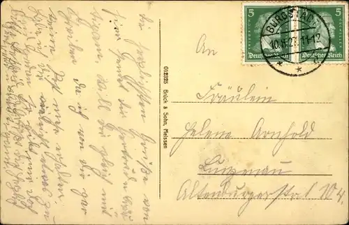 Ak Burgstädt in Sachsen, Stadtkirche