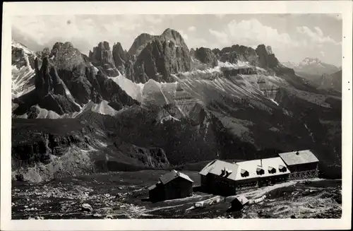 Ak Völs am Schlern Fiè allo Sciliar Südtirol, Rifugio al Monte Pez Schlernhaus