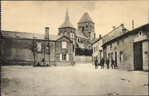 Ak Lavannes Marne, Kirche, Kaiser-Wilhelm-Gedenkstein