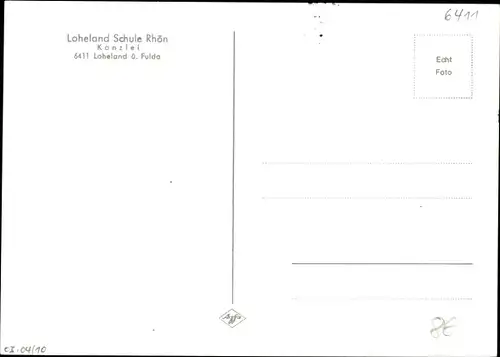 Ak Loheland Künzell in Hessen, Loheland Schule Rhön, Kanzlei