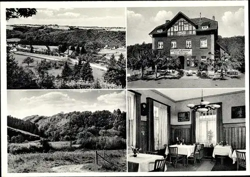 Ak Seelbach im Westerwald, Gesamtansicht, Gasthof Ramseger