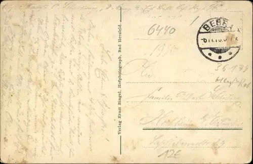 Ak Bebra an der Fulda in Hessen, Kirchenmotiv, Fachwerkhäuser