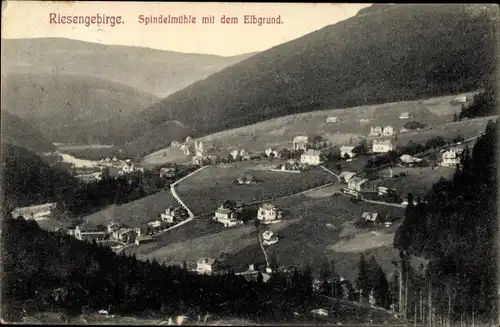 Ak Spindleruv Mlýn Spindlermühle Spindelmühle Riesengebirge Region Königgrätz, Elbgrund