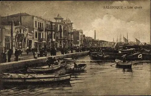 Ak Thessaloniki Griechenland, Les quais