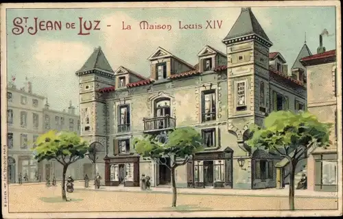 Ak Saint Jean de Luz Pyrénées Atlantiques, La Maison Louis XIV