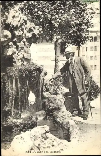 Ak Dax Landes, Jardin des Baignots