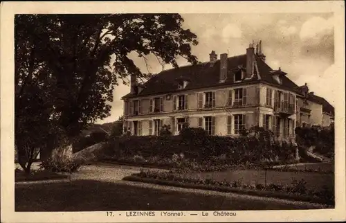 Ak Lézinnes Yonne, Le Chateau