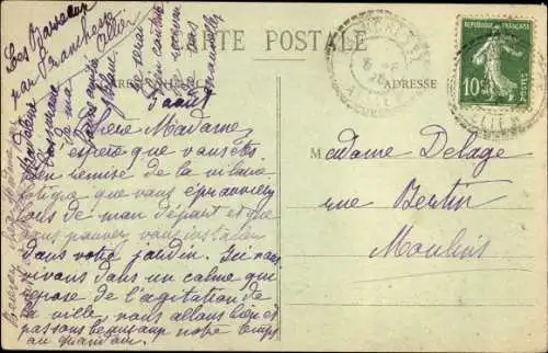 Ak Le Veurdre Allier, Vue generale