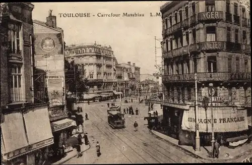 Ak Toulouse Haute Garonne, Carrefour Matabiau