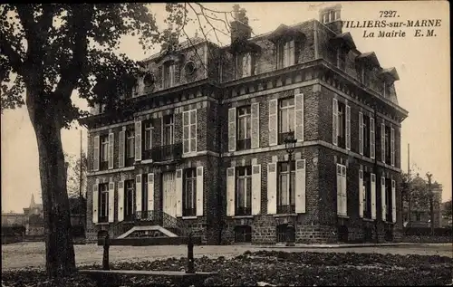 Ak Villiers sur Marne Val de Marne, La Mairie