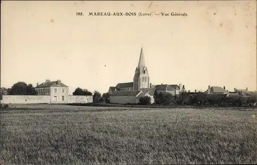 Ak Mareau aux Bois Loiret, Vue Generale