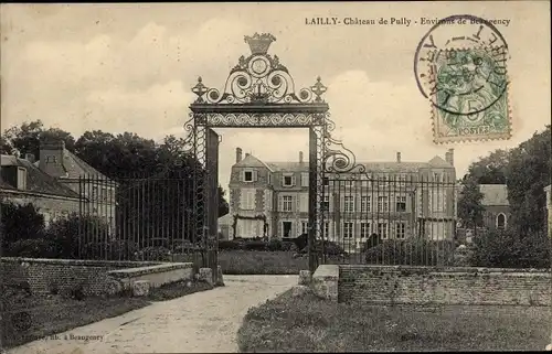 Ak Lailly Loiret, Chateau de Pully