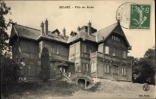 Ak Briare Loiret, Villa des Roches