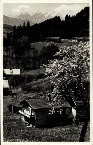 Ak Oberstaufen im schwäbischen Kreis Oberallgäu, Gesamtansicht