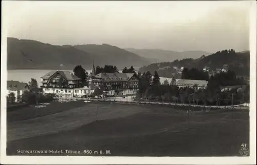 Ak Titisee Neustadt im Breisgau Hochschwarzwald, Schwarzwald Hotel