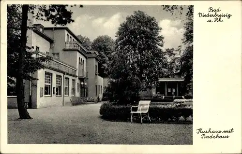 Ak Niederbreisig Bad Breisig am Rhein, Kurhaus, Badehaus