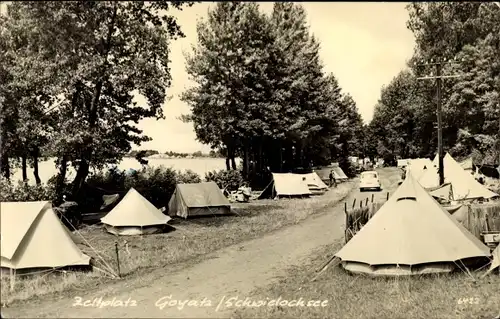 Ak Goyatz Schwiechowsee Brandenburg, Zeltplatz