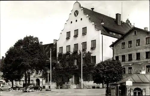 Ak Dachau in Oberbayern, Rathaus