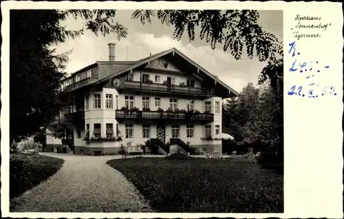 Ak Tegernsee in Oberbayern, Kurhaus Sonnenhof