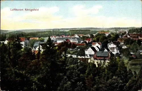 Ak Königsfeld in Sachsen, Panorama, Vogelschau