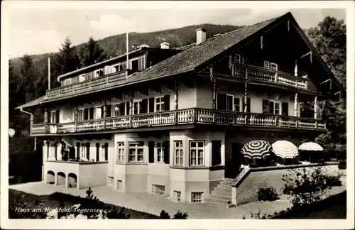 Ak Tegernsee in Oberbayern, Haus am Hochfeld