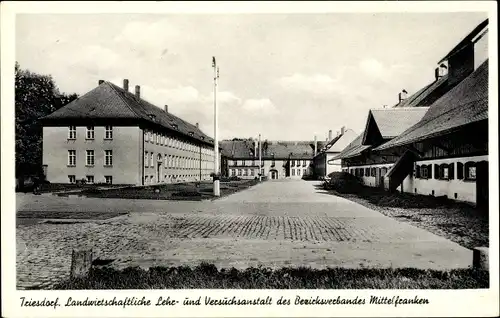 Ak Triesdorf Weidenbach in Mittelfranken, Landwirtschaftl. Lehr und Versuchsanstalt
