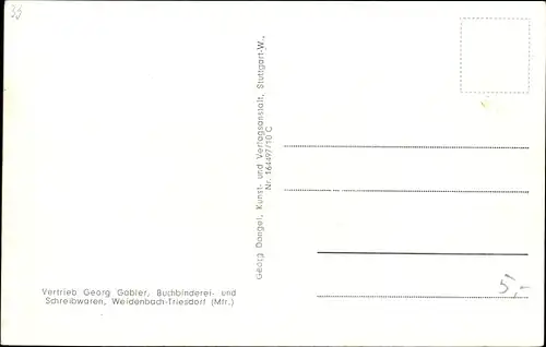 Ak Triesdorf Weidenbach in Mittelfranken, Landwirtschaftl. Lehr und Versuchsanstalt