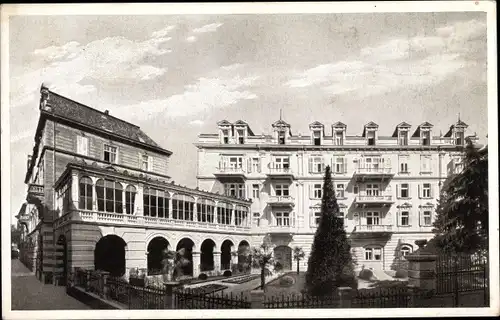 Ak Bozen Bolzano Südtirol, Blick auf Hotel Grifone Greif