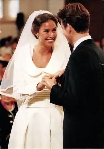 Ak Hochzeit 1998, Prinz Maurits der Niederlande, Marie-Hélène Angela van den Broek, Marilène