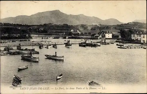 Ak Saint Jean de Luz Pyrénées Atlantiques, Le Port