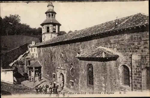 Ak Ciboure Pyrénées-Atlantiques, L'Eglise