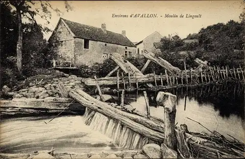 Ak Lingoult Yonne, Moulin