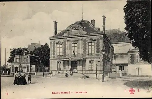 Ak Saint Mandé Val de Marne, La Mairie