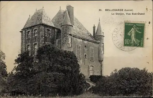 Ak Bellegarde Loiret, Le Donjon