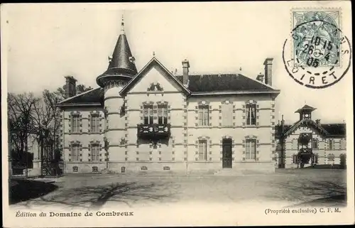 Ak Combreux Loiret, Schloss, Le Chateau