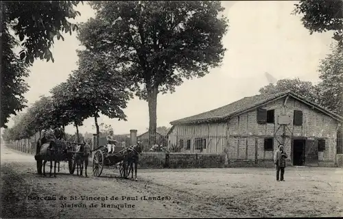 Ak St. Vincent de Paul Landes, Berceau, Maison de Ranquine